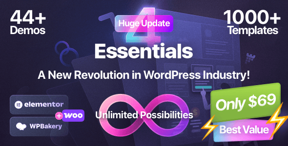 Essentials | Multipurpose WordPress Theme