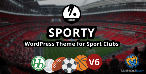 SPORTY - Responsive WordPress Theme for Clubs