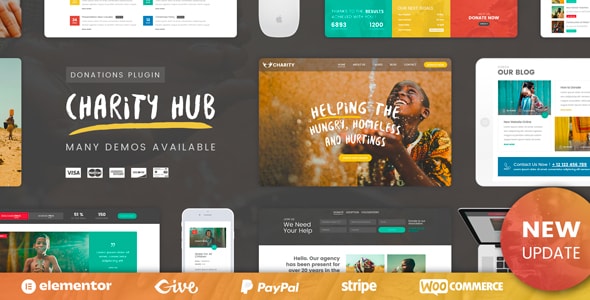 Charity Foundation WordPress screenshot