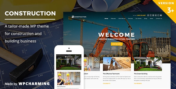 Construction WordPress Theme screenshot