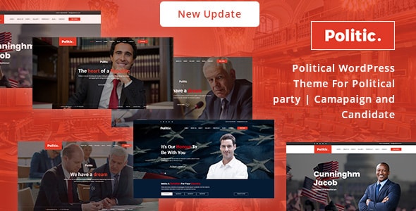 Politic - Political WordPress Theme screenshot