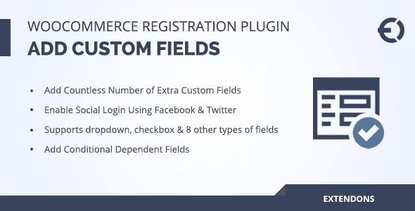 Registration Fields Plugin for WooCommerce