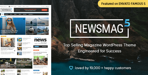 Newsmag - Newspaper & Magazine WordPress Theme screenshot