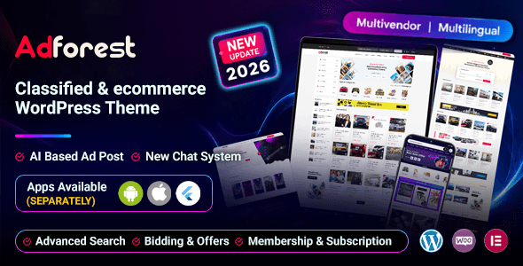 AdForest - Classified Ads WordPress Theme