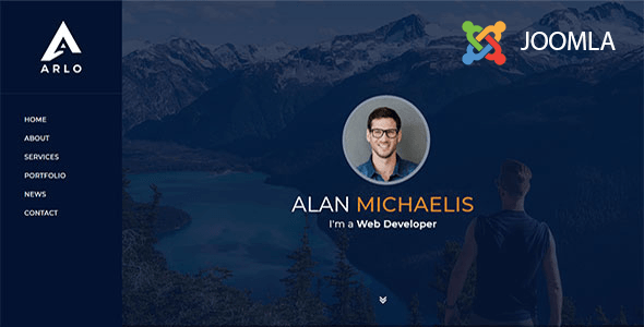 Arlo - Personal / Portfolio / Resume Joomla 6 Website Template