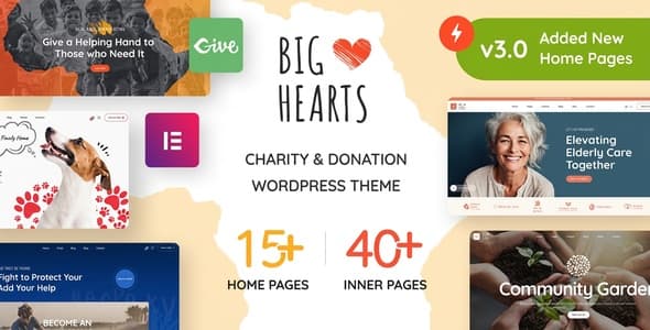 BigHearts - Charity & Donation WordPress Theme