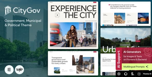 CityGov - City Council Government & Municipal Wordpress Theme