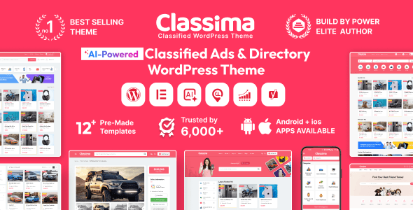 Classima – Classified Ads WordPress Theme