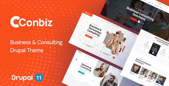 Conbiz - Consultancy & Business Drupal 11.3 Theme
