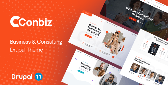 Conbiz - Consultancy & Business Drupal 11.3 Theme