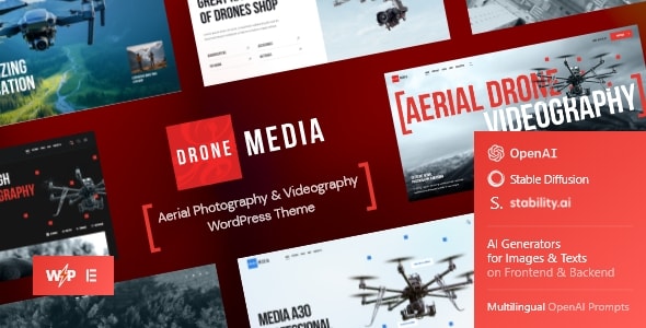 Drone Media | Aerial Photography & Videography WordPress Theme