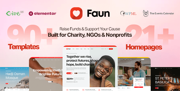 Faun – Nonprofit, Charity & Donation Theme