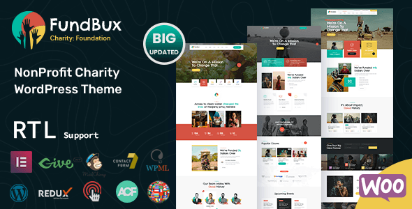 Fundbux - Charity & Fundraise WordPress Theme