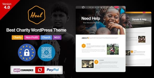 Heal - Multipurpose Charity WordPress Theme