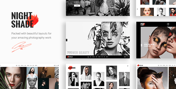 Nightshade - Photography Portfolio WordPress Theme