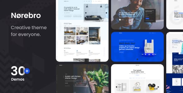 Norebro - Creative Portfolio Theme for Multipurpose Usage