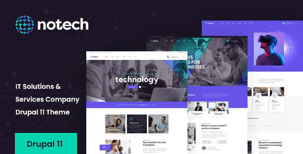 Notech - IT Solutions & Services Drupal 11.3 Theme