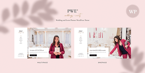 PWE - Wedding and Event Planner WordPress Theme