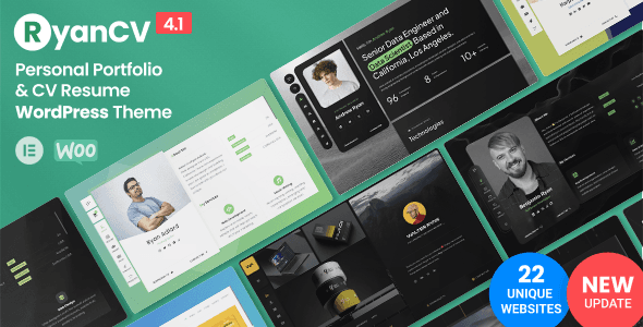 RyanCV - Personal Portfolio Resume Theme