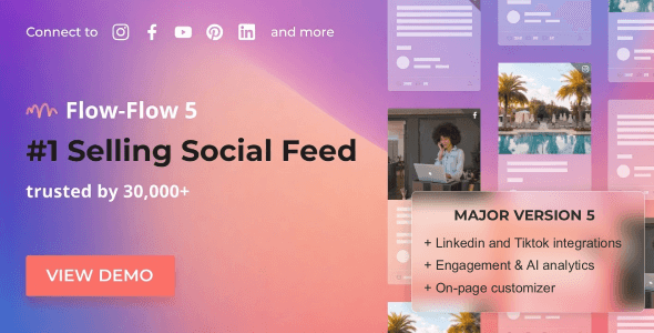 Social Stream for WordPress — Add TikTok YouTube Facebook Instagram Feed to WordPress