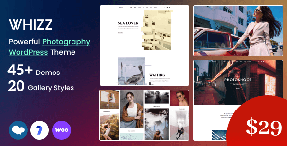 Whizz Photography WordPress Theme