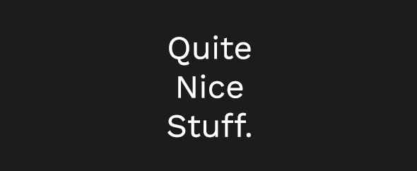 quitenicestuff
